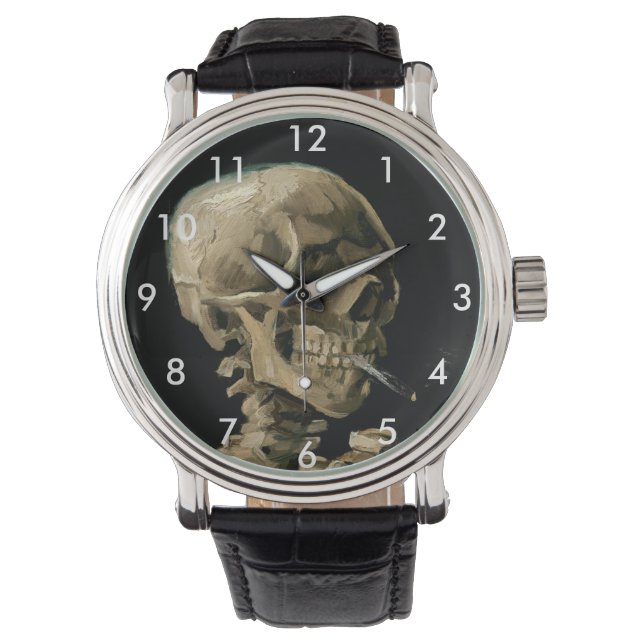 Vincent van Gogh - Skull with Burning Cigarette Watch (Front)