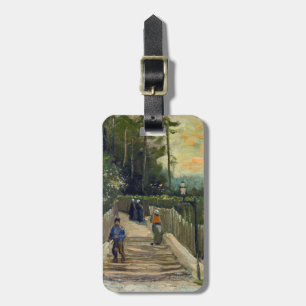 Vincent van Gogh - Sloping Path in Montmartre Luggage Tag