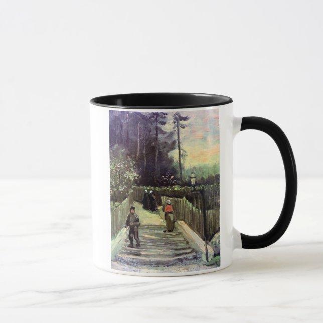 Vincent Van Gogh - Sloping Path In Montmartre Mug (Right)