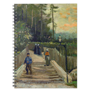 Vincent van Gogh - Sloping Path in Montmartre Notebook