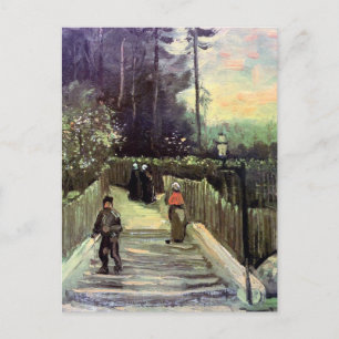 Vincent Van Gogh - Sloping Path In Montmartre Postcard
