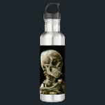 Vincent van Gogh Smoking Skeleton 710 Ml Water Bottle<br><div class="desc">Smoking Skeleton painted by Vincent van Gogh in 1886.</div>