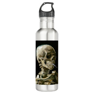 Vincent van Gogh Smoking Skeleton 710 Ml Water Bottle