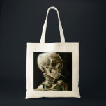 Vincent van Gogh Smoking Skeleton Tote Bag<br><div class="desc">Smoking Skeleton painted by Vincent van Gogh in 1886.</div>