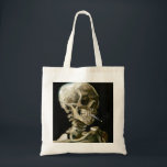 Vincent van Gogh Smoking Skeleton Tote Bag<br><div class="desc">Smoking Skeleton painted by Vincent van Gogh in 1886.</div>