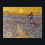 Vincent van Gogh - Sower with Setting Sun Acrylic Print<br><div class="desc">The Sower / Sower with Setting Sun - Vincent van Gogh,  Oil on Canvas,  1888,  Arles</div>
