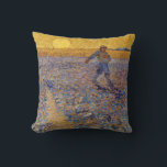 Vincent van Gogh - Sower with Setting Sun Cushion<br><div class="desc">The Sower / Sower with Setting Sun - Vincent van Gogh,  Oil on Canvas,  1888,  Arles</div>