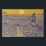 Vincent van Gogh - Sower with Setting Sun Faux Canvas Print<br><div class="desc">The Sower / Sower with Setting Sun - Vincent van Gogh,  Oil on Canvas,  1888,  Arles</div>