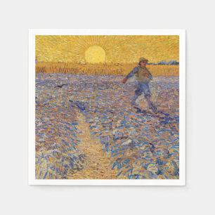 Vincent van Gogh - Sower with Setting Sun Napkin