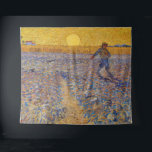 Vincent van Gogh - Sower with Setting Sun Tapestry<br><div class="desc">The Sower / Sower with Setting Sun - Vincent van Gogh,  Oil on Canvas,  1888,  Arles</div>