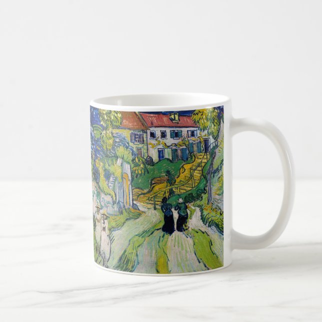 Vincent van Gogh - Stairway at Auvers Coffee Mug (Right)