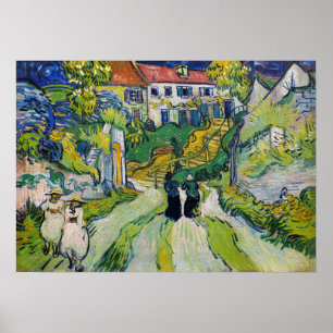 Vincent van Gogh - Stairway at Auvers Poster