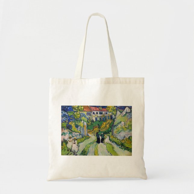 Vincent van Gogh - Stairway at Auvers Tote Bag (Front)