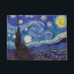 VINCENT VAN GOGH - Starry night 1889 Doormat<br><div class="desc">VINCENT VAN GOGH - Starry night 1889
Oil on canvas</div>