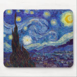 VINCENT VAN GOGH - Starry night 1889 Mouse Pad<br><div class="desc">VINCENT VAN GOGH - Starry night 1889
Oil on canvas</div>