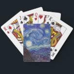 VINCENT VAN GOGH - Starry night 1889 Playing Cards<br><div class="desc">VINCENT VAN GOGH - Starry night 1889
Oil on canvas</div>