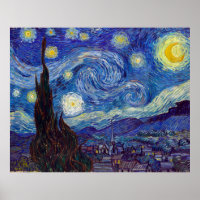 VINCENT VAN GOGH - Starry night 1889