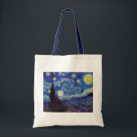 VINCENT VAN GOGH - Starry night 1889 Tote Bag<br><div class="desc">VINCENT VAN GOGH - Starry night 1889
Oil on canvas</div>