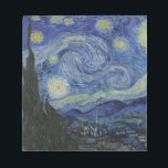 Vincent Van Gogh - Starry Night. Art Painting Notepad<br><div class="desc">Vincent Van Gogh - Starry Night painting.
Classic artwork from one of the worlds most famous painters.
Beautiful colors and swirls!</div>