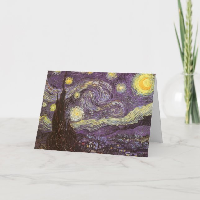 Vincent van Gogh - Starry Night Card (Front)