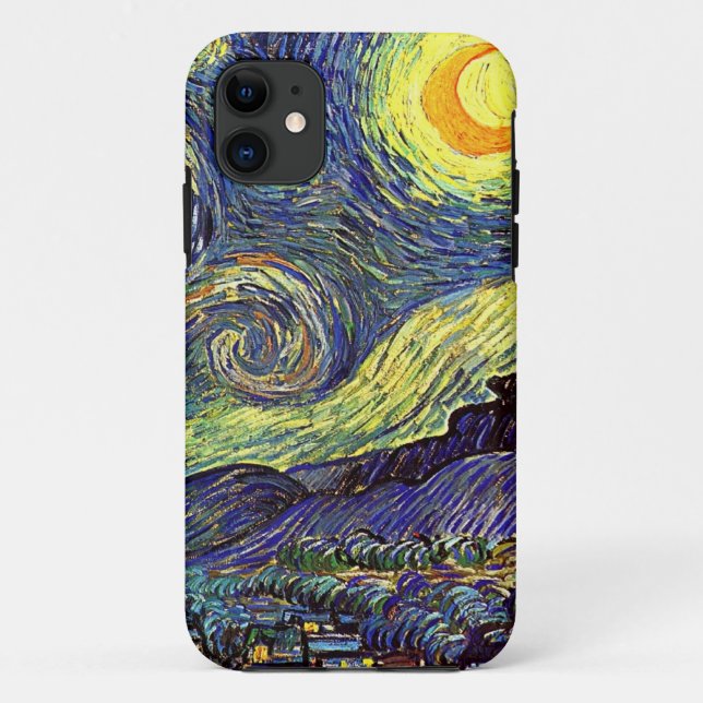 Vincent van Gogh Starry Night Case-Mate iPhone Case (Back)