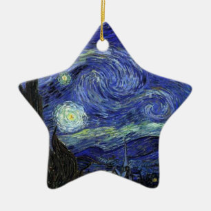 Vincent van Gogh, Starry Night Ceramic Ornament