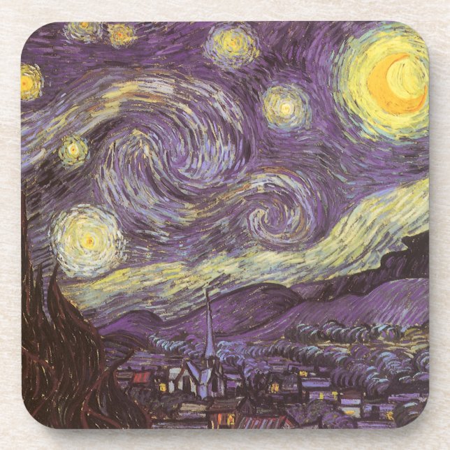 Vincent van Gogh - Starry Night Coaster (Front)