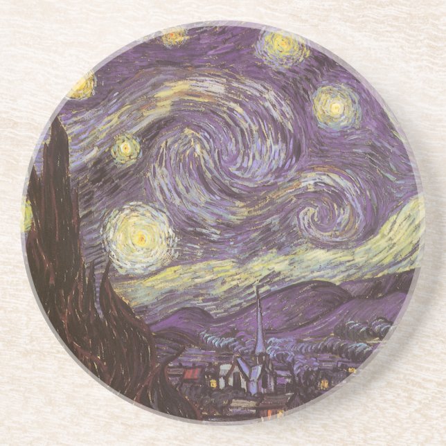 Vincent van Gogh - Starry Night Coaster (Front)