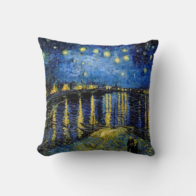Vincent Van Gogh Starry Night Cushion (Front)