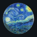 vincent van gogh starry night cutting board<br><div class="desc">Van Gogh's famous painting,  "The Starry Night." Painted during his stay at the Saint Remy asylum in the 1880's,  van Gogh depicted the rolling hills and cypress trees he saw from his window.  Digitally enhanced by PixDezines.  Copyright © 2008-2016 PixDezines.com™ and PixDezines™ on zazzle.com. All rights reserved.</div>