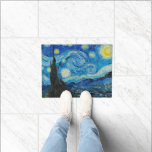 Vincent van Gogh, Starry Night Doormat<br><div class="desc">Starry Night,  famous painting by Vincent van Gogh</div>