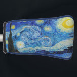 Vincent Van Gogh Starry Night Golf Head Cover<br><div class="desc">This golf head cover features the iconic 1889 painting Starry Night by Vincent van Gogh. It shows a scene based off the view from his bedroom in the asylum he was staying in. It uses rich blue pigments, and fairly rare Indian Yellow pigment. Surprisingly, it seems that he wasn't particularly...</div>