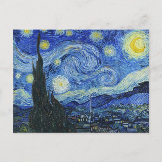 Vincent Van Gogh - Starry Night Holiday Postcard (Front)