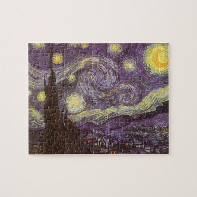 Vincent van Gogh - Starry Night Jigsaw Puzzle (Horizontal)