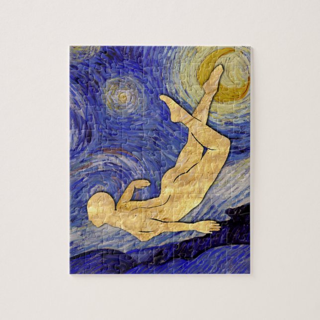 Vincent Van Gogh Starry Night Jigsaw Puzzle (Vertical)