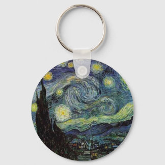 Vincent van Gogh - Starry Night Key Ring