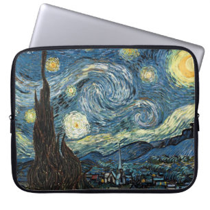 Vincent van Gogh,Starry Night Laptop Sleeve
