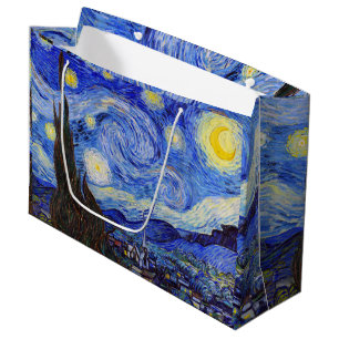 Vincent van Gogh," Starry night" Large Gift Bag