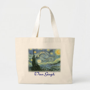 Vincent Van Gogh - Starry Night Large Tote Bag