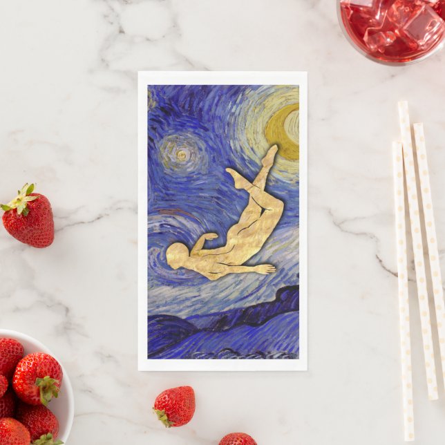 Vincent Van Gogh Starry Night Napkin (Insitu)