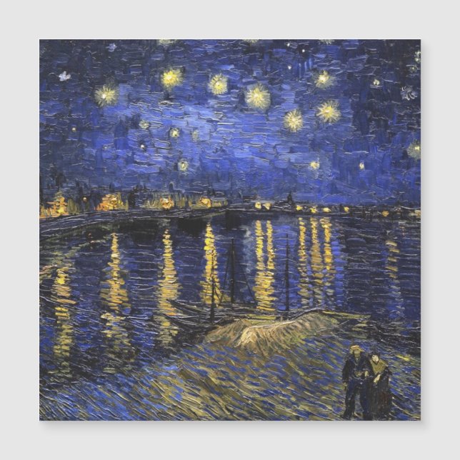 Vincent Van Gogh Starry Night Over The Rhone (Front)