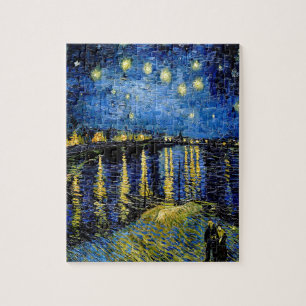 Vincent Van Gogh Starry Night Over The Rhone 1888 Jigsaw Puzzle