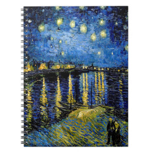 Vincent Van Gogh Starry Night Over The Rhone 1888 Notebook