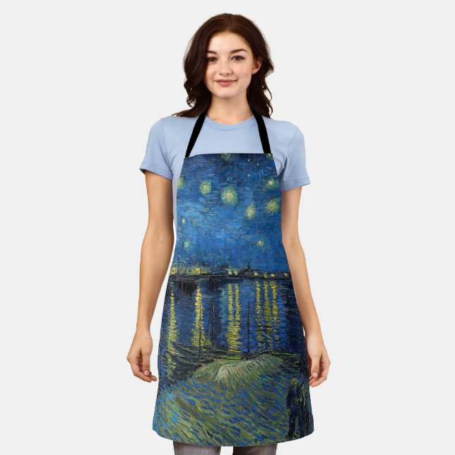 Vincent van Gogh - Starry Night Over the Rhone Apron (Worn)
