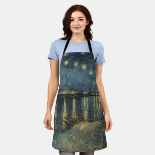 Vincent van Gogh   Starry Night Over the Rhone Apron