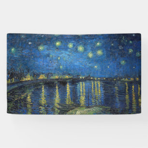 Vincent van Gogh - Starry Night Over the Rhone Banner