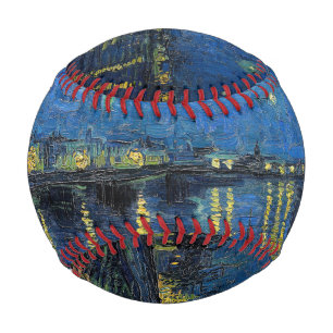 Vincent van Gogh - Starry Night Over the Rhone Baseball