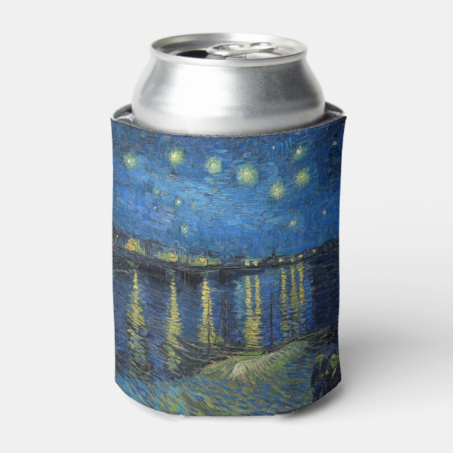 Vincent van Gogh - Starry Night Over the Rhone Can Cooler (Can Front)