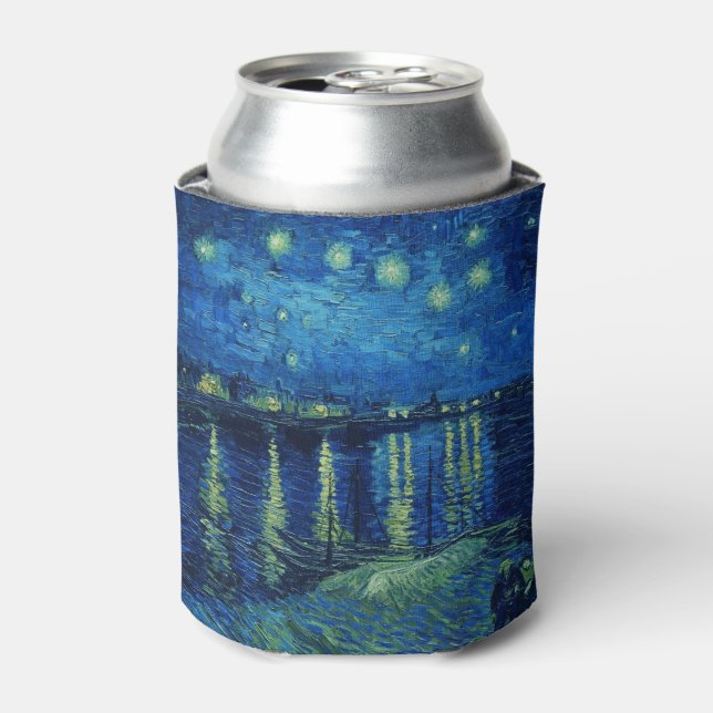 Vincent Van Gogh - Starry Night over the Rhone Can Cooler (Can Front)