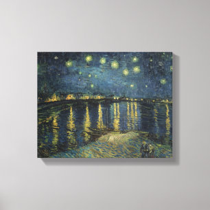 Vincent van Gogh Starry Night Over the Rhone Canvas Print